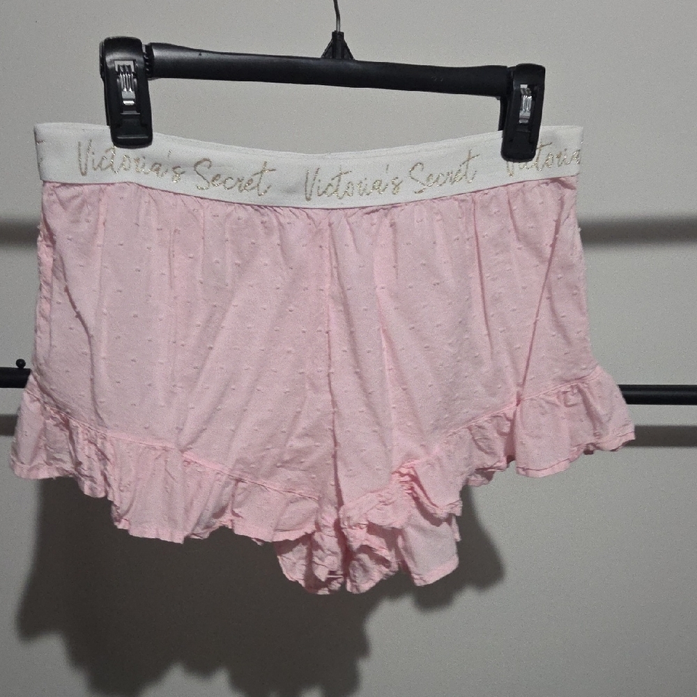 Victoria's Secret Light Pink Ruffle Shorts